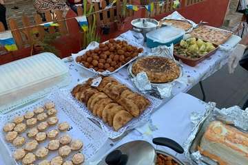 Animado concurso de repostería en el Caserío de Gando (Foto TA)